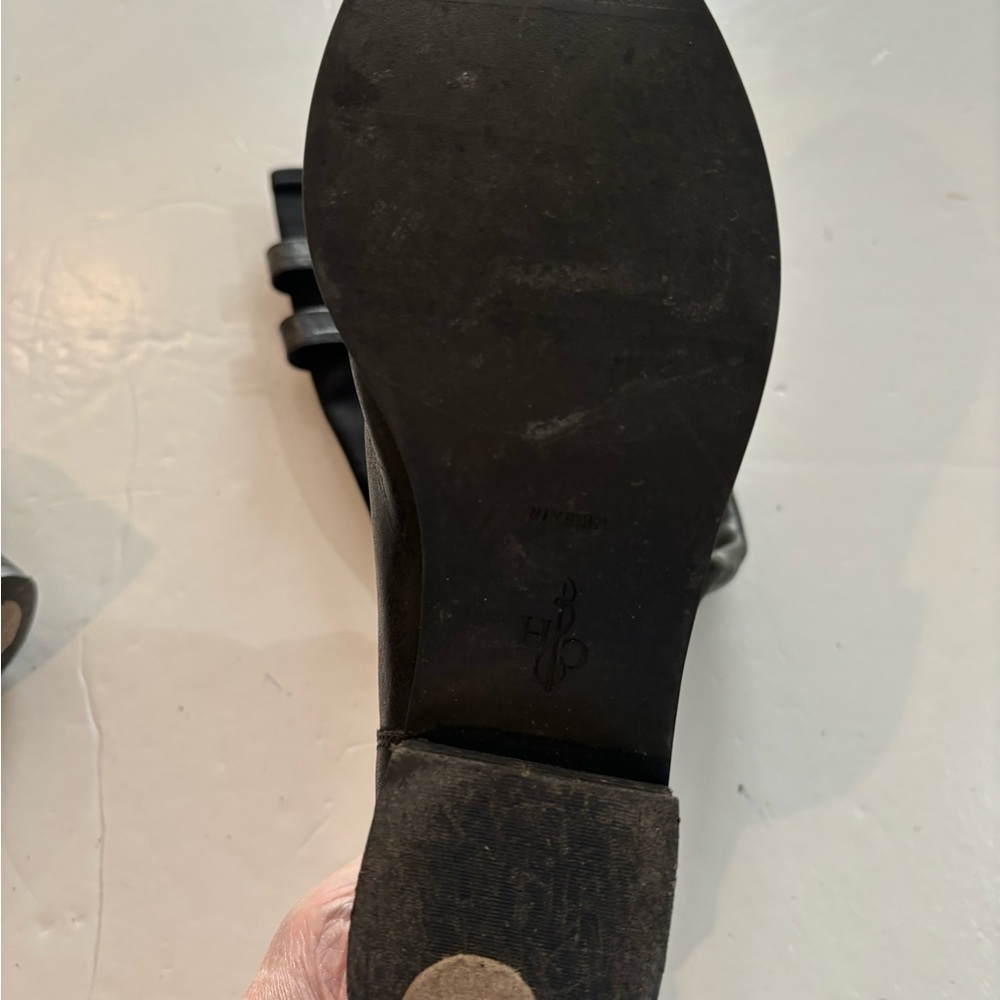 COLE HAAN Black Tall BOOTS 6.5B - Picture 11 of 16